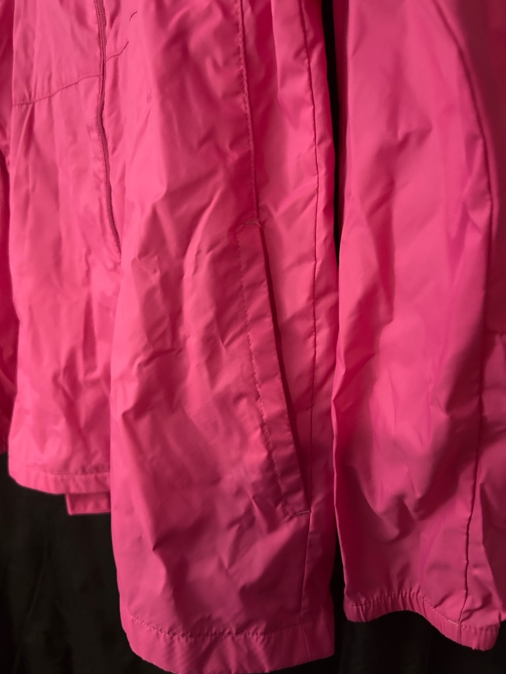 Columbia Hot Pink Hooded Packable Shell Jacket (Girls XL 18/20) - Picture 6 of 9